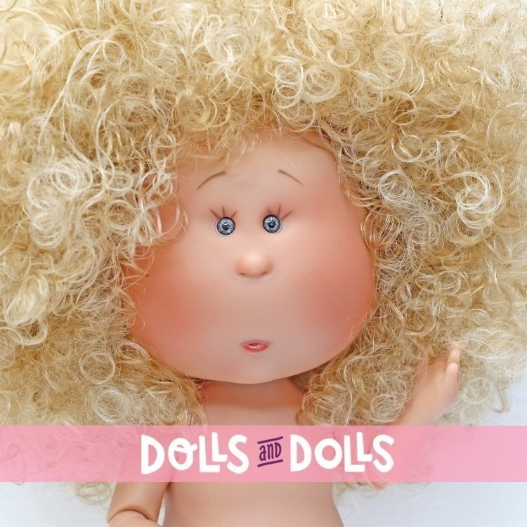 Nines d'Onil doll 30 cm - Mia ARTICULATED - Mia with curly blonde hair - Without clothes