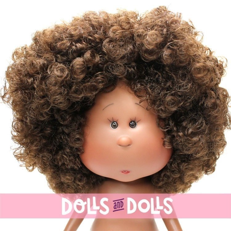 Nines d'Onil doll 30 cm - Mia black with curly hair - Without clothes