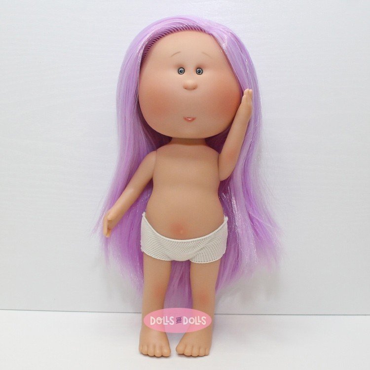 Nines d'Onil doll 30 cm - Mia with purple hair - Without clothes
