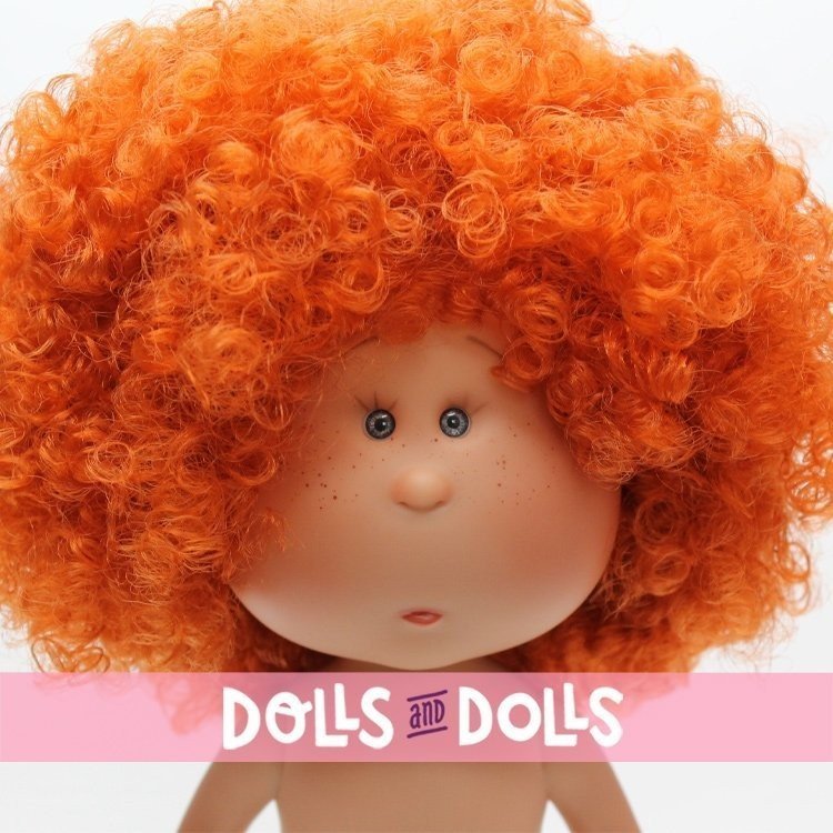 Nines d Onil doll 30 cm Mia redhead with curly hair Without clothes Dolls And Dolls Collectible Doll shop