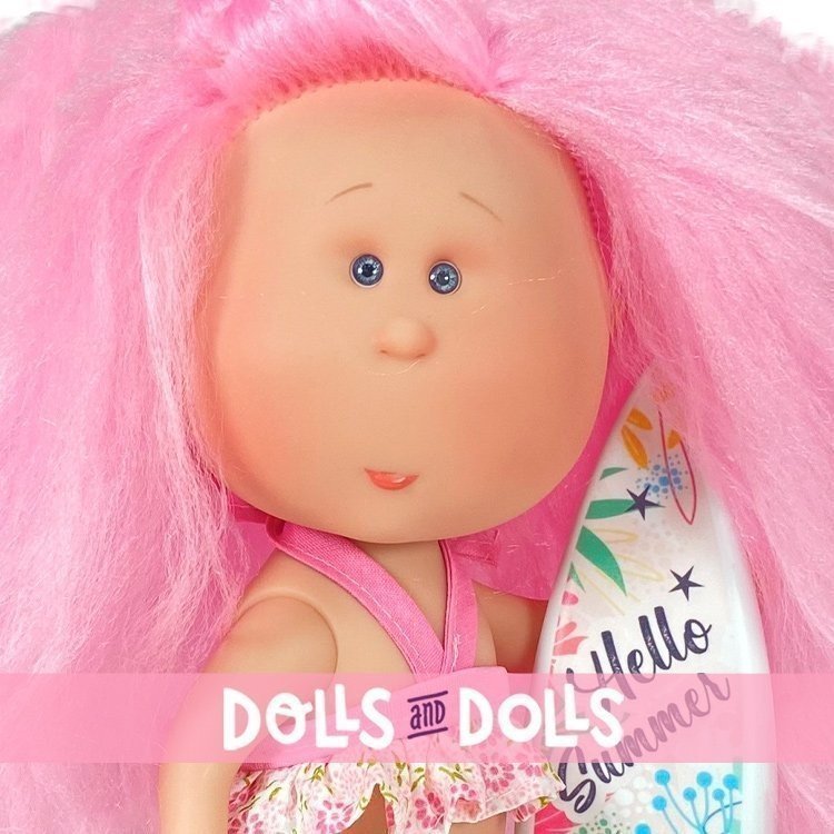 Nines d'Onil doll 30 cm - Mia summer with pink hair and bikini