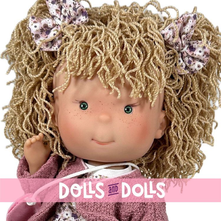 Nines d'Onil doll 30 cm - Pippa ARTICULATED with blond wool hair