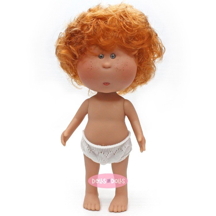 Nines d'Onil doll 23 cm - Little Mio with curly red hair - Without clothes