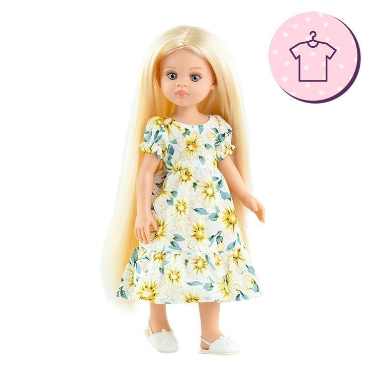 Outfit for Paola Reina doll 32 cm - Las Amigas - Laura - Daisy dress