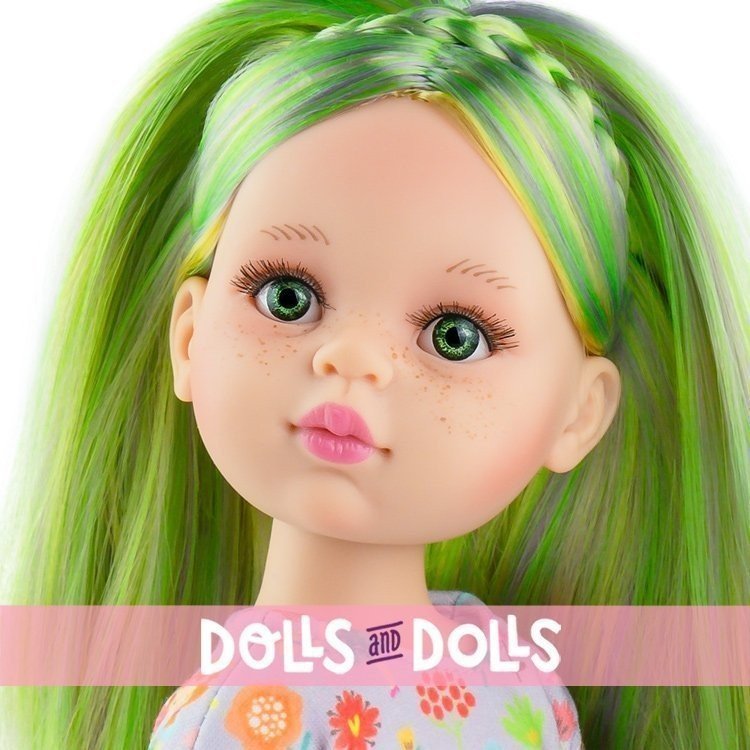 Paola Reina doll 32 cm - Las Amigas Funky - Sory with fairy dress and nature