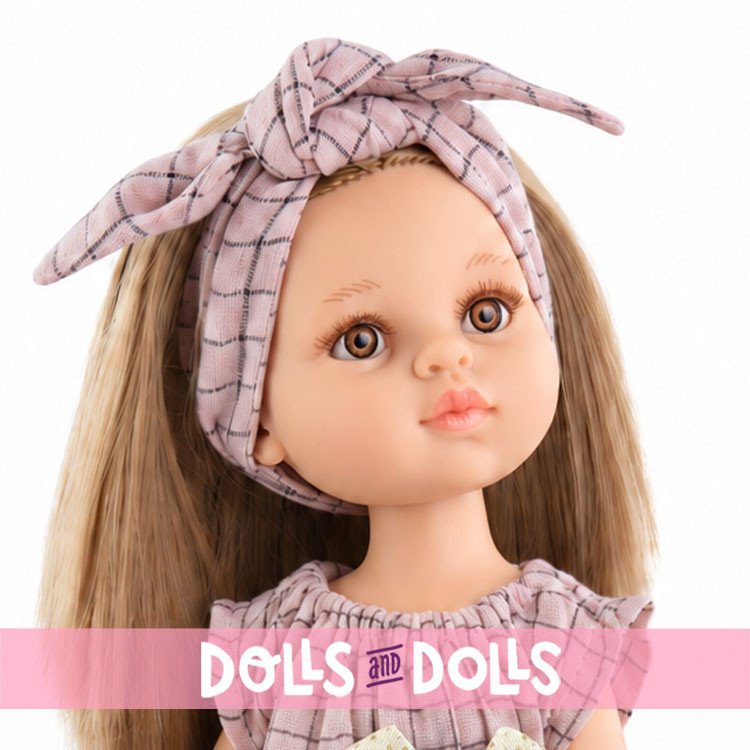 Paola Reina doll 32 cm - Las Amigas - Pili with pink square set