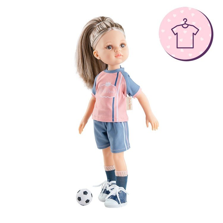 Outfit for Paola Reina doll 32 cm - Las Amigas - Mónica - Soccer outfit