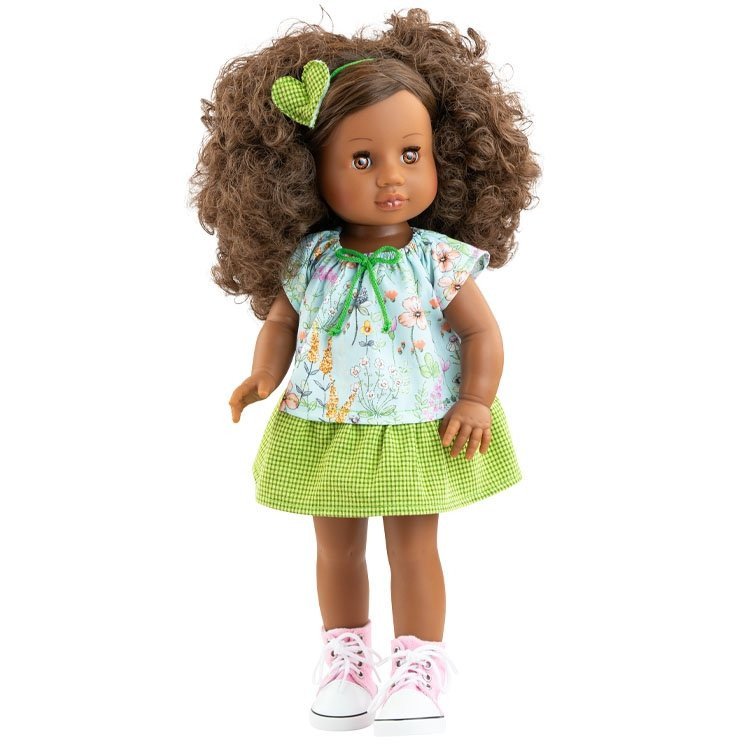 Paola Reina doll 45 cm - Soy tú - Amor with blue floral dress
