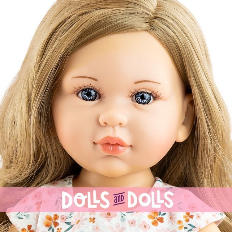 Paola Reina doll 45 cm - Soy tú - Audrey in orange flower dress