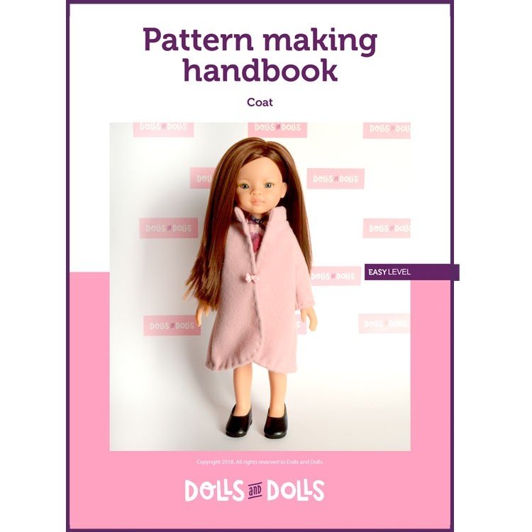Dolls And Dolls downloadable pattern for Las Amigas dolls - Coat