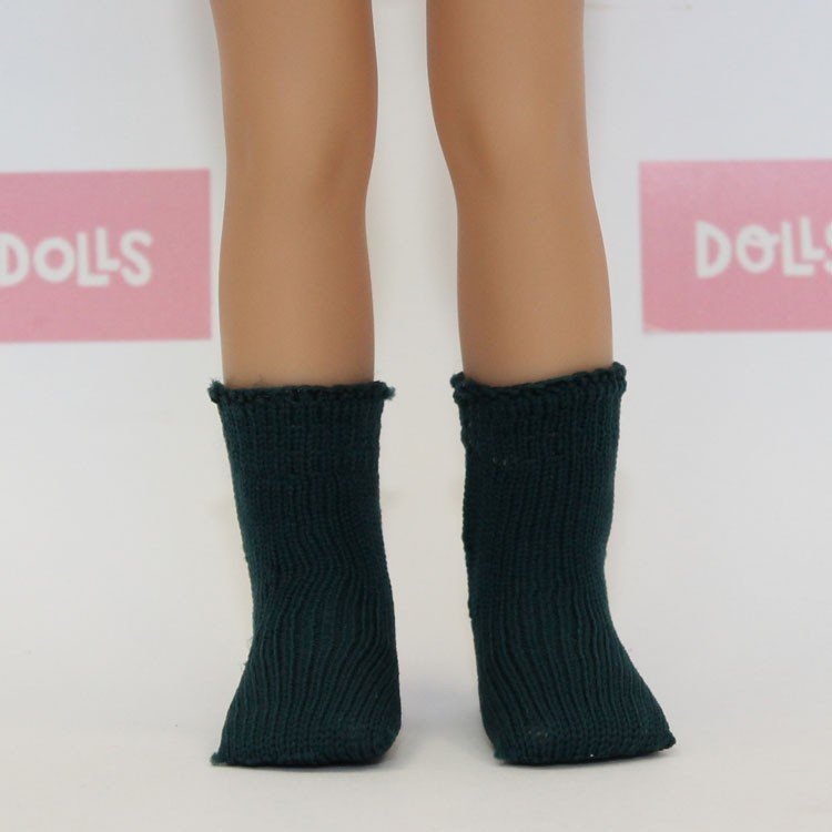 Complements for Paola Reina 32 cm doll - Las Amigas - Green bottle color socks
