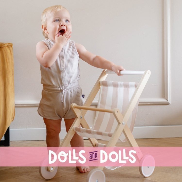 Wooden doll stroller - Tryco