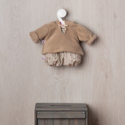 Outfit for Así doll 36 cm - Green Collection Sweatshirt for Koke doll