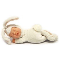Anne Geddes doll 23 cm - White rabbit