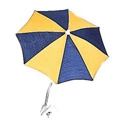 Parasol for Bayer Chic 2000 dolls pram - Blue and Yellow