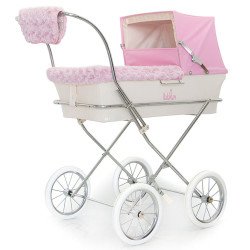 Pink winter kit for Bebelux doll pram