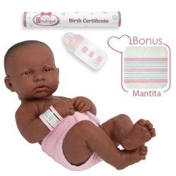 Berenguer Boutique doll 36 cm - La newborn 18507N (girl) african-american