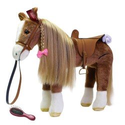 Brown horse for Hannah doll Götz brand 50 cm