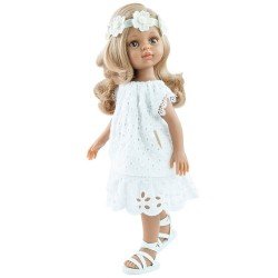 Paola Reina doll 32 cm - Las Amigas - Luciana with "Ibicenco" dress