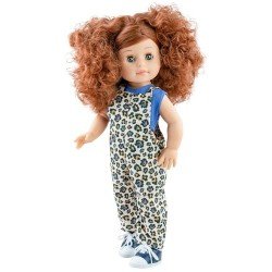 Paola Reina doll 45 cm - Soy tú - Becca in animal print jumpsuit