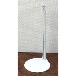 Metal doll stand 2201 in white for Barbie type