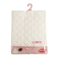 Complements for Antonio Juan 40 - 52 cm doll - Cream blanket with stars