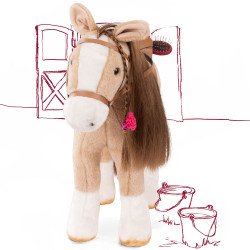 Light brown horse for dolls up to 50 cm by Götz.