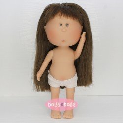 Nines d'Onil doll 30 cm - Mia brunette with bangs - Without clothes