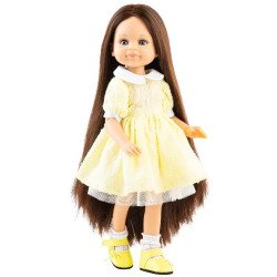 Paola Reina doll 32 cm - Las Amigas Articulated - Gema in yellow dress