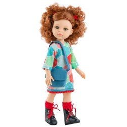 Paola Reina doll 32 cm - Las Amigas - Virgi with hexagon dress and bag