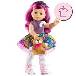 Outfit for Paola Reina doll 45 cm - Soy Tú - Inés - Colorful dress