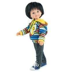 Paola Reina doll 32 cm - Las Amigas - Unai with rocket sweatshirt