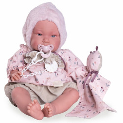 Antonio Juan doll 52 cm - "Mi primer Reborn" Alejandra with dou dou