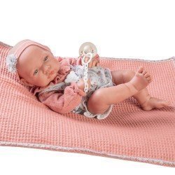 Antonio Juan doll 42 cm - Newborn with spring blanket