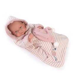 Antonio Juan doll 42 cm - Newborn Nica sleeping bag with winter sleeves