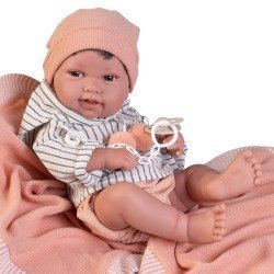 Antonio Juan doll 42 cm - Newborn Pipo with blanket