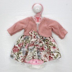Outfit for Antonio Juan Emily doll 33 cm - Flower dress with jacket and headband