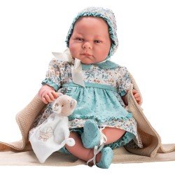 Así doll 46 cm - Isabella Aqua Collection, limited series Reborn type doll