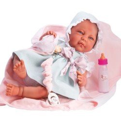 JINGPIN Muñeca Renacida 55 cm Realistic Reborn Baby Muñecos Bebé 22  Vinilo Newborn Baby Dolls Recién Nacido de Silicona Regalo para niños Mayores de 3 años 