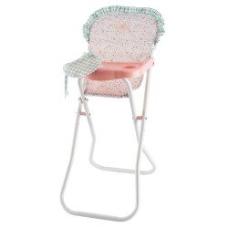 Complements for Asi doll - Así Dreams - Cloe Collection - High chair with tray and bib