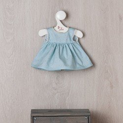 Outfit for Así doll 36 cm - Star dress with blue background for Chinín doll