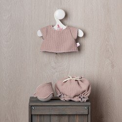Outfit for Así doll 36 cm - Pajamas and mask of the Nude Collection for Alex doll