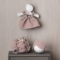 Outfit for Así doll 36 cm - Suspender pajamas and mask from the Nude Collection for Alex doll