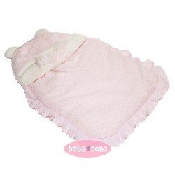 Complements for Berenguer Boutique doll 43 cm - Pink sleeping bag