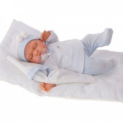 Muñeco Antonio Juan 29 cm - Luni niño cojín azul