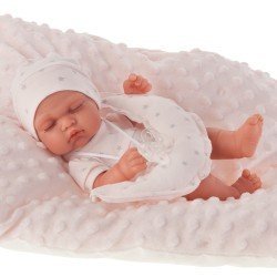 Antonio Juan doll 26 cm - Luni real girl with cushion