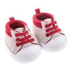 Complements for Antonio Juan 40-52 cm doll - Red and beige sneakers