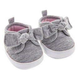 Complements for Antonio Juan 40-52 cm doll - Gray sneakers with bow