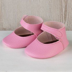 Complements for Así doll 43 to 46 cm - Pink bootie shoes for María, Pablo, Leo, Real Reborn and Limited Series dolls