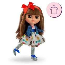 Outfit for Berjuán doll 32 cm - The Biggers - Abba Lingg dress